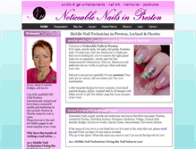 Tablet Screenshot of nails-in-preston.co.uk